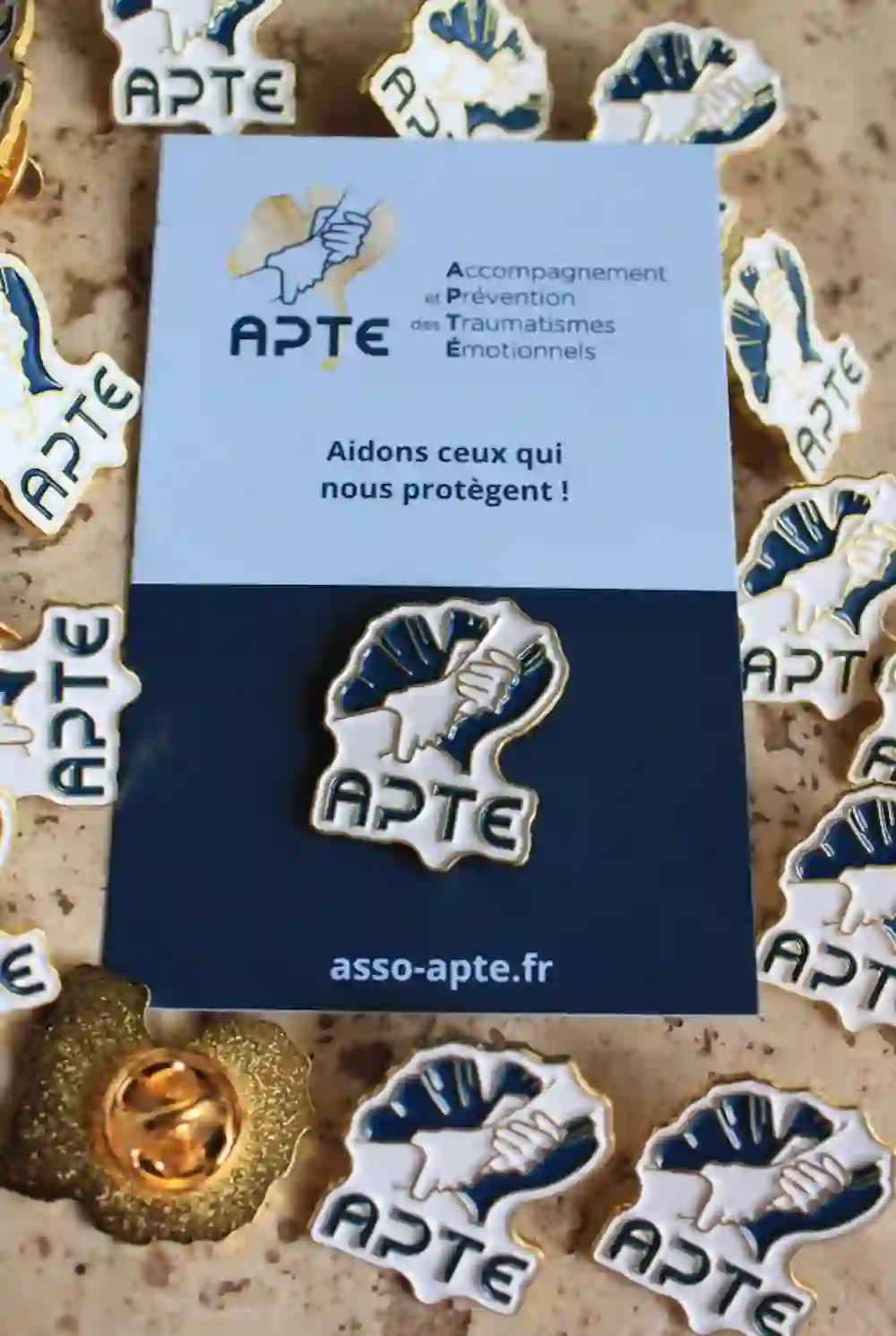 L&rsquo;actu flash APTE – Découvrez les pin&rsquo;s APTE !